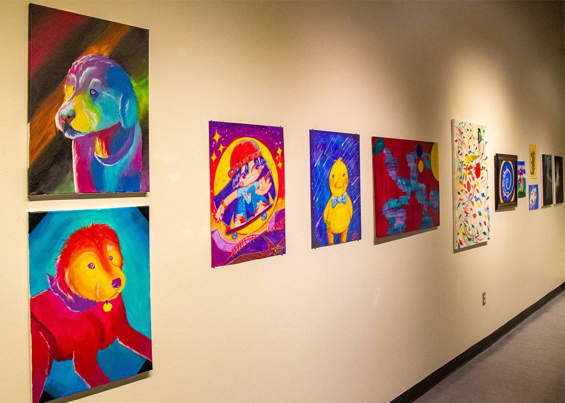 The Student Art Showcase will be on display until June 16 at Lynnwood Hall on the campus of Edmonds College. (Photo Credit: Miranda Shook)