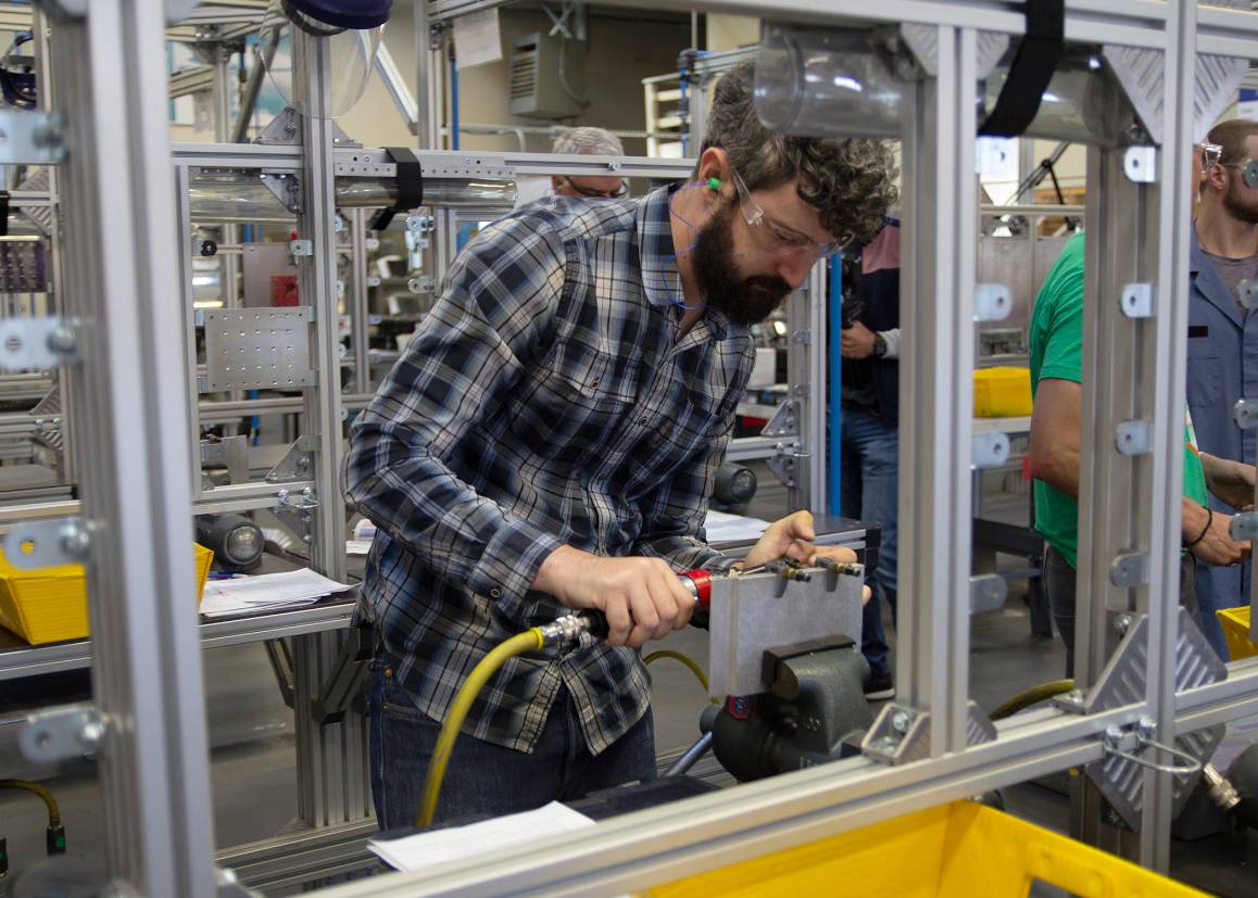 The Advanced Manufacturing Skills Center (AMSC) of Edmonds College located at Paine Field is dedicated to offering the community short-term, high-impact manufacturing training. (Arutyun Sargsyan / Edmonds College)