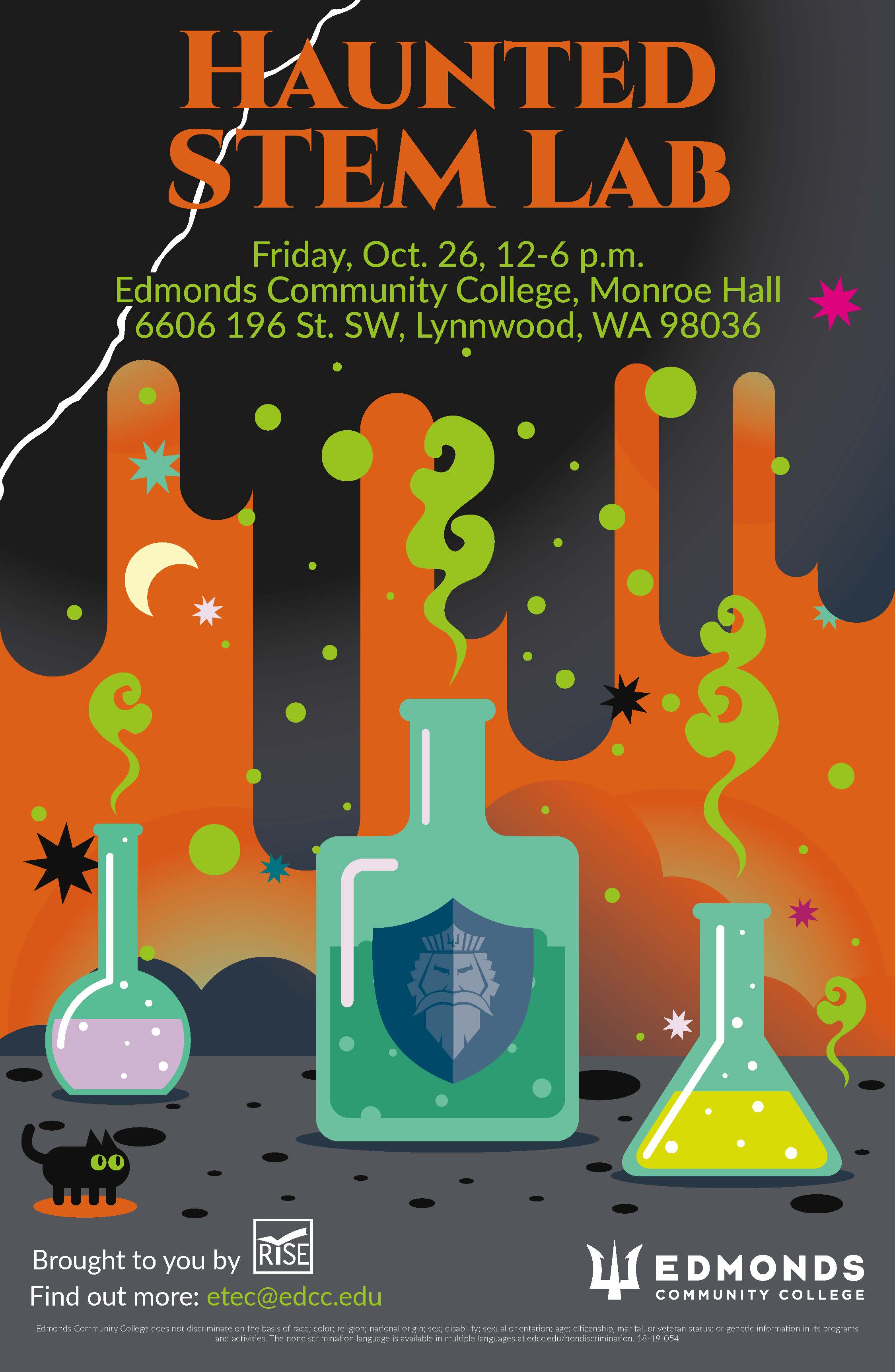 Haunted STEM lab poster