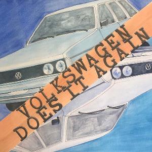 Danni Hulen - Volkswagen Does It Again (Watercolor, Ink)