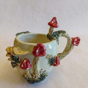 Kaitlyn Bonnell - What Makes a Mushroom a Mug and a Mug a Mushroom 2 (Pottery)