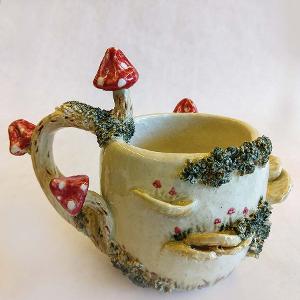 Kaitlyn Bonnell - What Makes a Mushroom a Mug and a Mug a Mushroom 1 (Pottery)