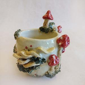 Kaitlyn Bonnell -What Makes a Mushroom a Mug and a Mug a Mushroom  3 (Pottery)