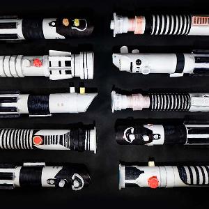 Sam Kha - Star Wars Paper-Sabers series (Mixed Media)