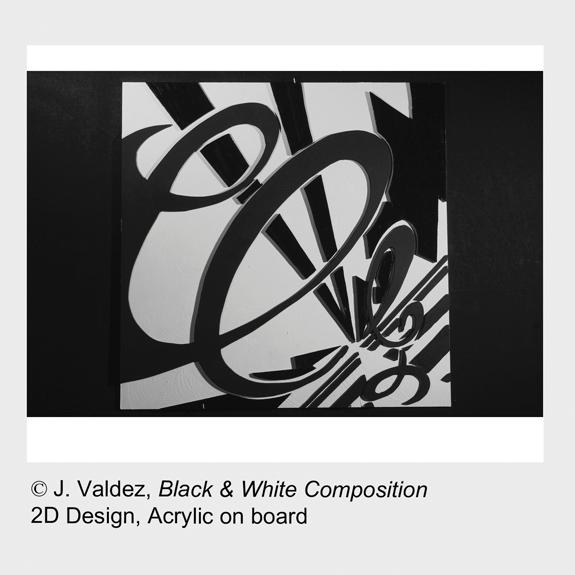 J. Valdez, Black & White Composition