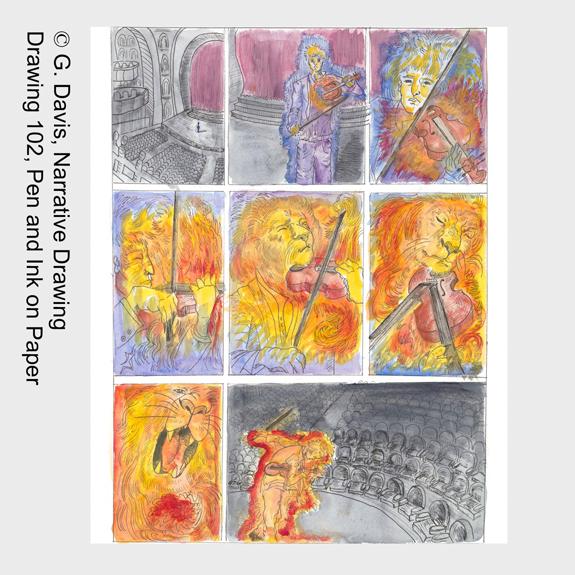 G. Davis, Narrative Drawing G. Davis, Narrative Drawing