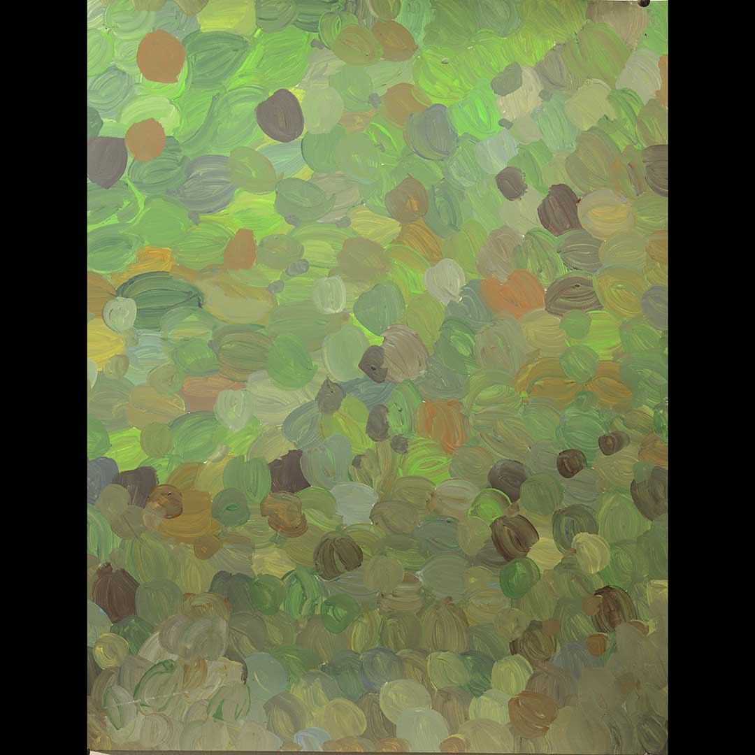 Alora Allison, Acrylic, Green Abstract