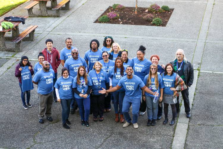 Group photo on First-Generation Spirit Day