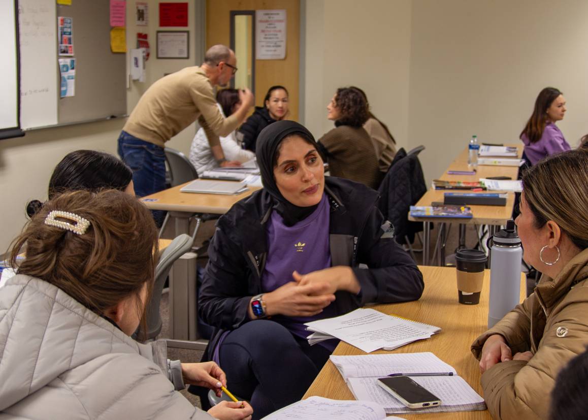 The International Division, which includes the English Language Acquisition department, will be renamed as the School of English Language Studies. This is one of six name changes occurring at Edmonds College on April 1. (Photo by Arutyun Sargsyan)