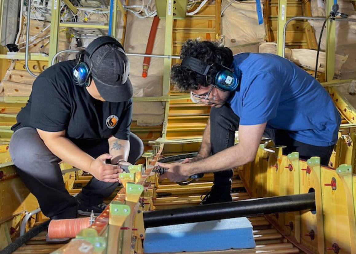 Students gain hands-on aerospace assembly experience in AMSC