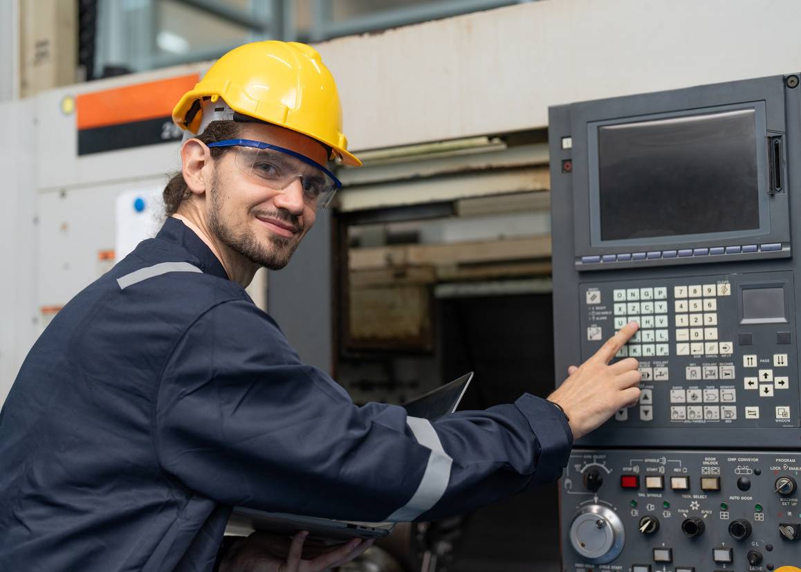 Live demonstrations of CNC machining, 3D printing, and materials testing equipment will take place at Monroe Hall during the AMMET open house on April 11. (klingsup | iStockphoto)