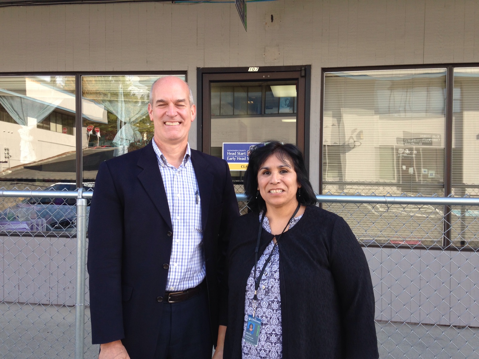 Rep. Rick Larsen and Ginger Williams