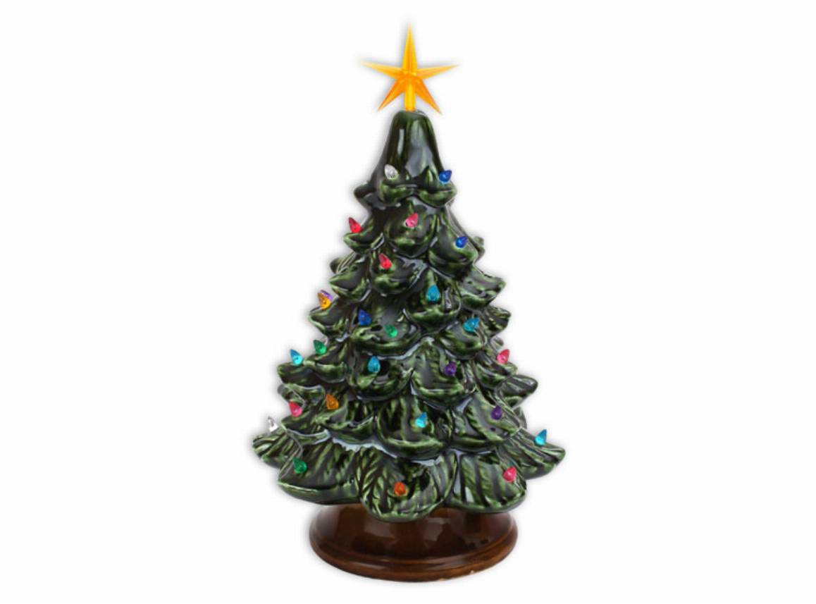 Ceramics Christmas Tree Light