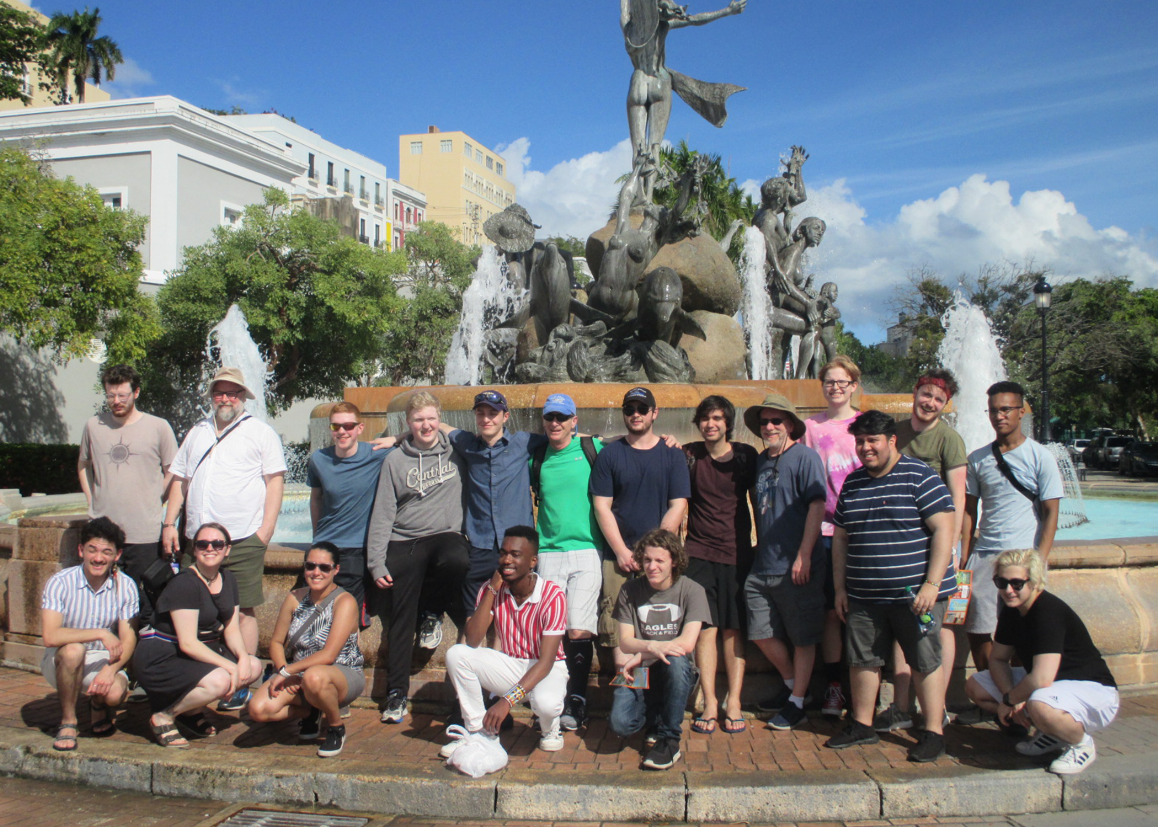 Music Department Head John Sanders previously led a group of students to Puerto Rico in 2020. (Photo Credit: John Sanders)