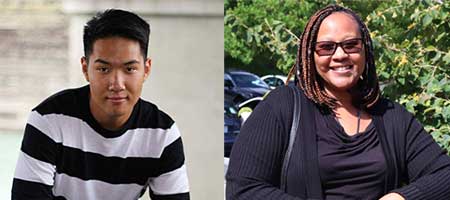 Ethan and Shante, 2019-20 Scholarship Recipients