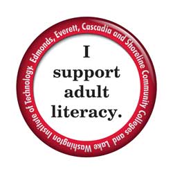 I Support Adult Literacy logo