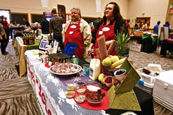 Vendor table at the Celebration of Food Festival