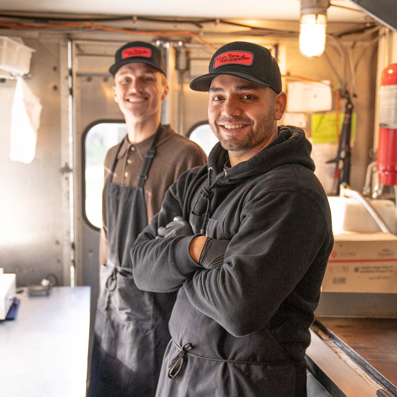 Chef Marty in the food truck