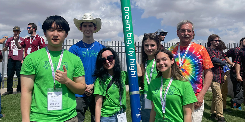 Edmonds College Rocketry Team at IREC Competition