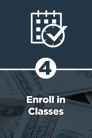 Step 4 Enroll in classes