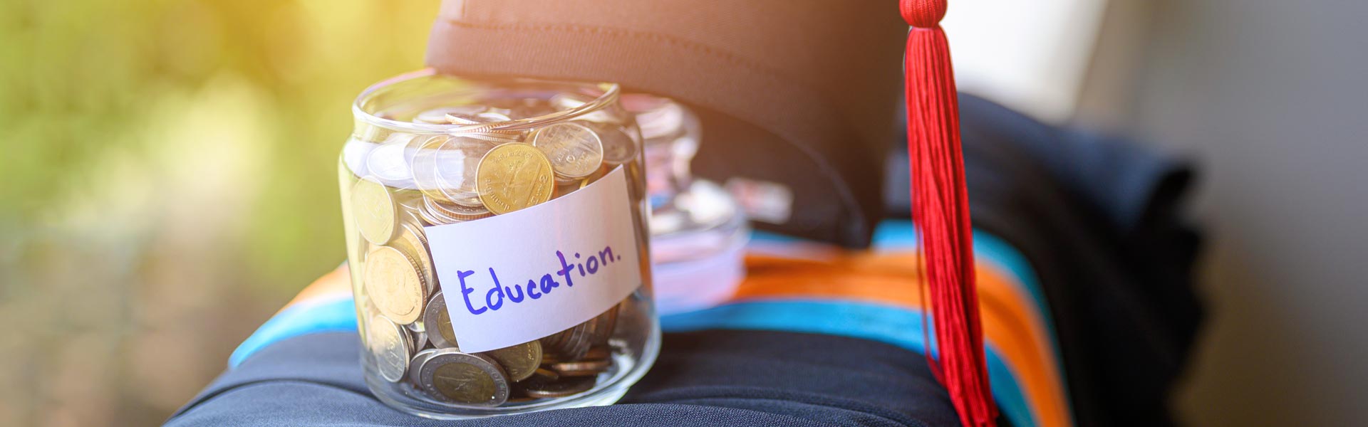 Money jar for Education
