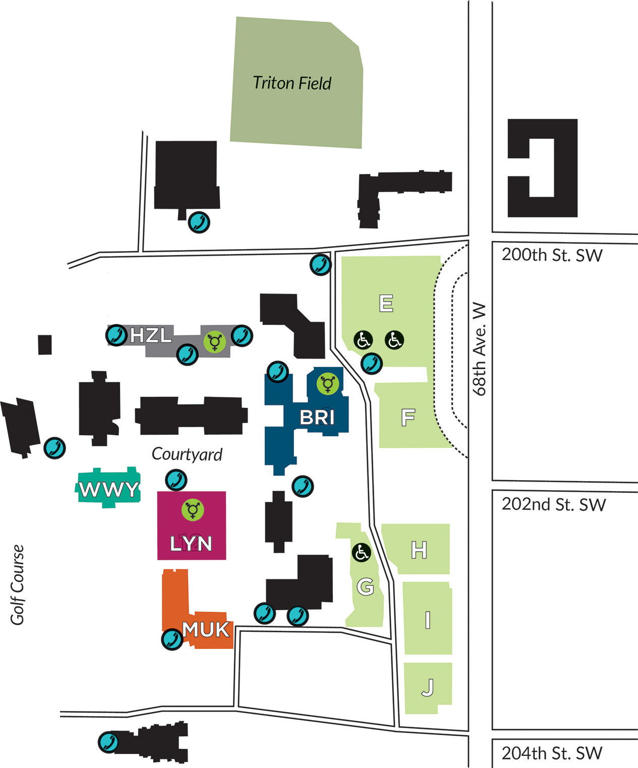 Map of Triton Visit Day