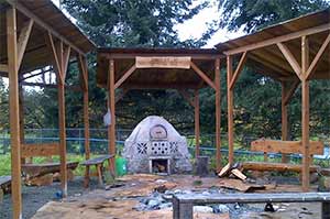 Oven in the ciultural kitchen