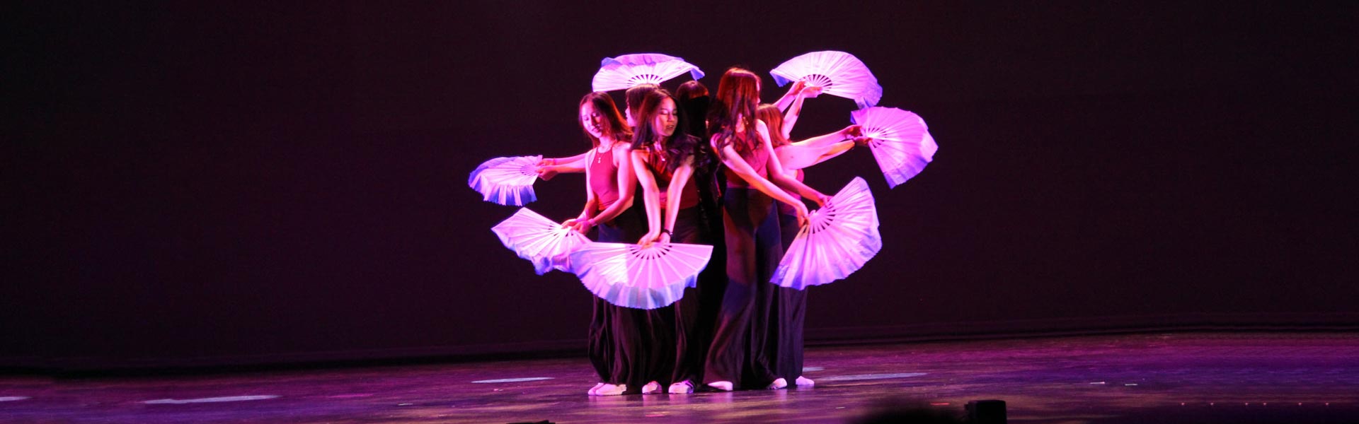 Students performaing a dance