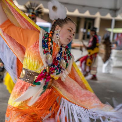 Dancer at the powwwow