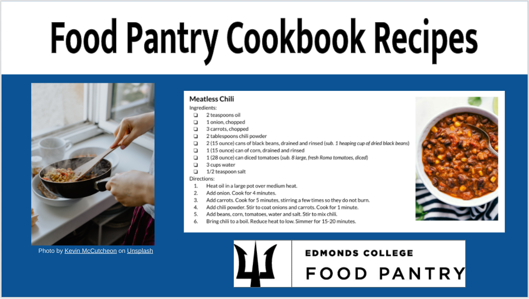 Cookbook recipe project