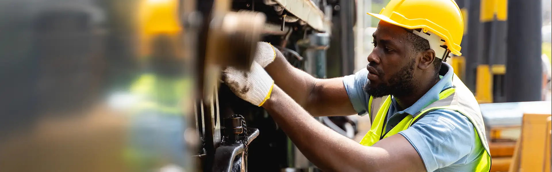 man working in manufacturing facility