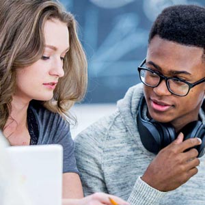 students in the classroom