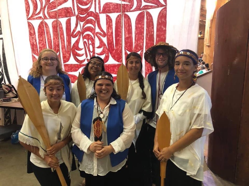 EdCAP Students and Staff on LEAF School's Canoe Journey Summer 2019