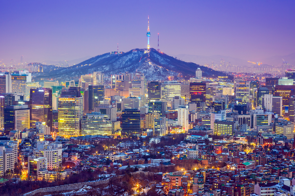 View of Seoul, South Korea