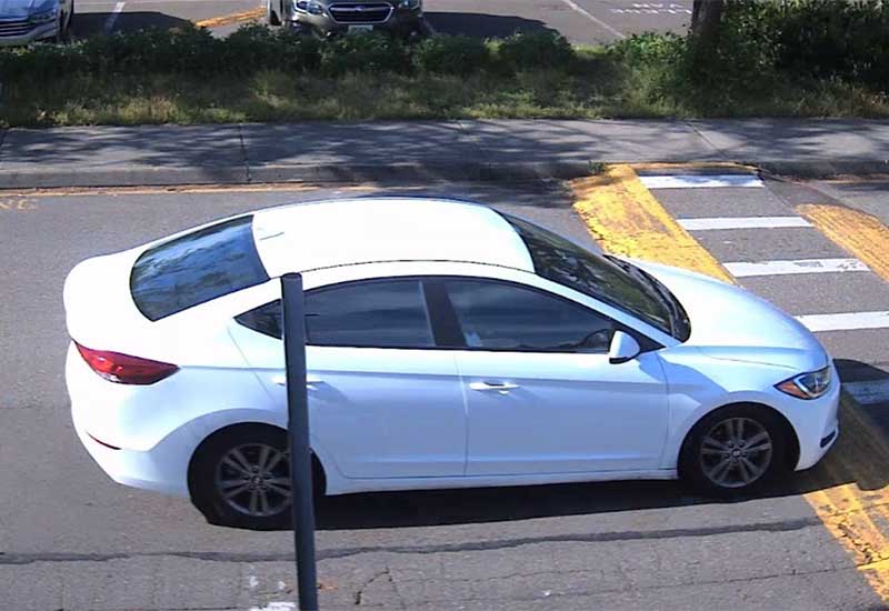 Associated Vehicle leaving campus