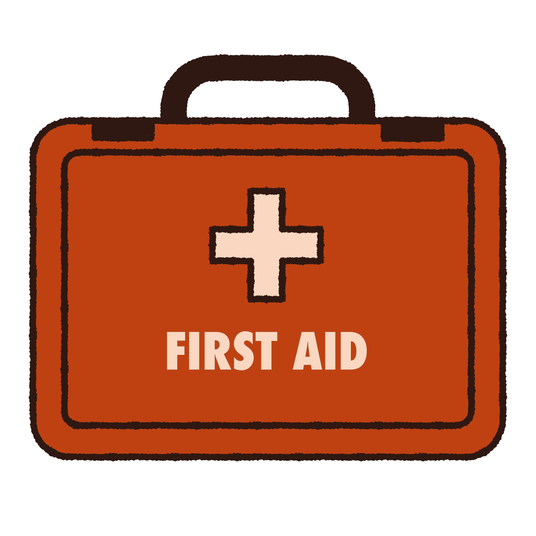 illustration of first aid box