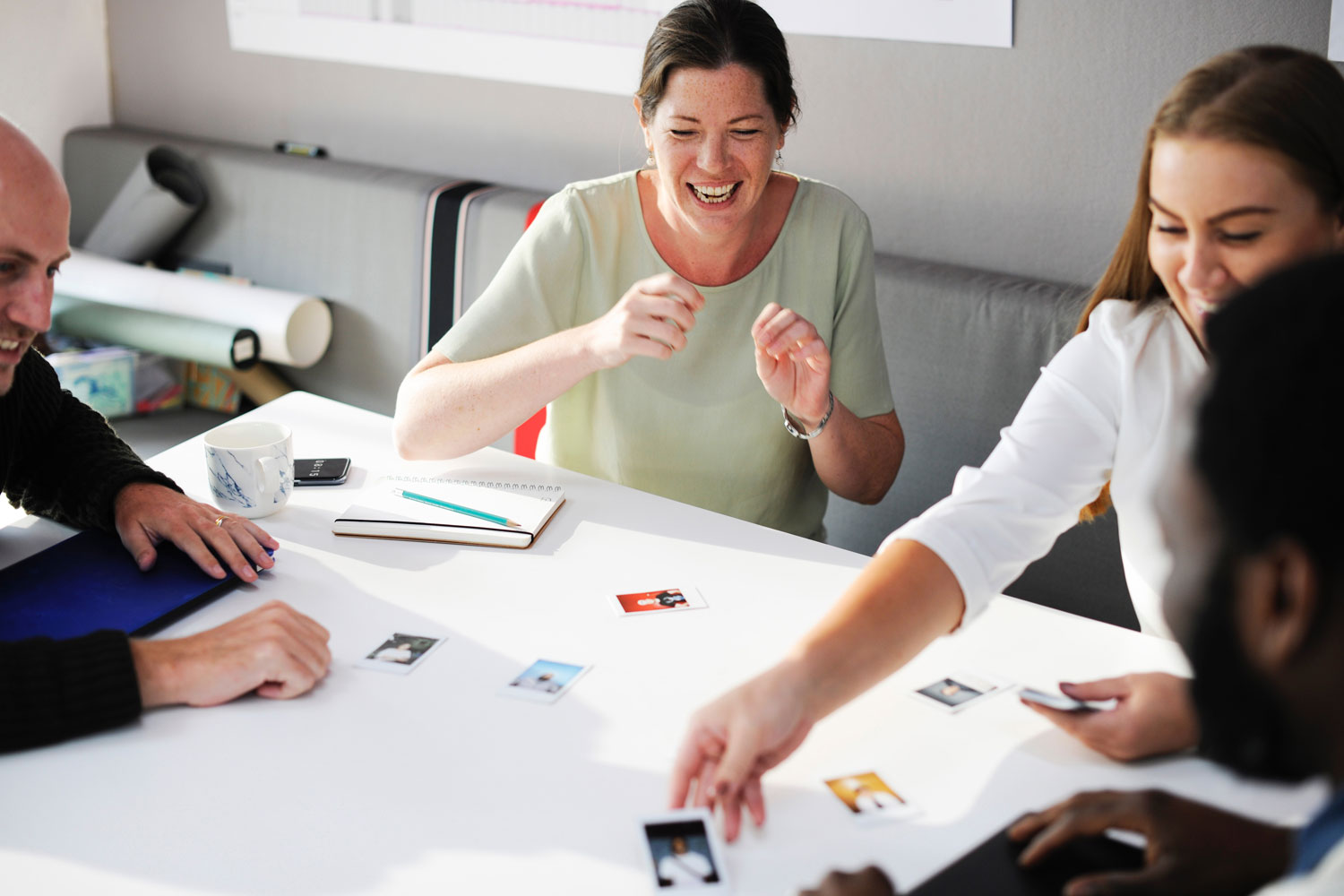 Workers in the office