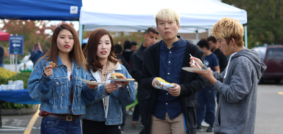 housing students at BBQ