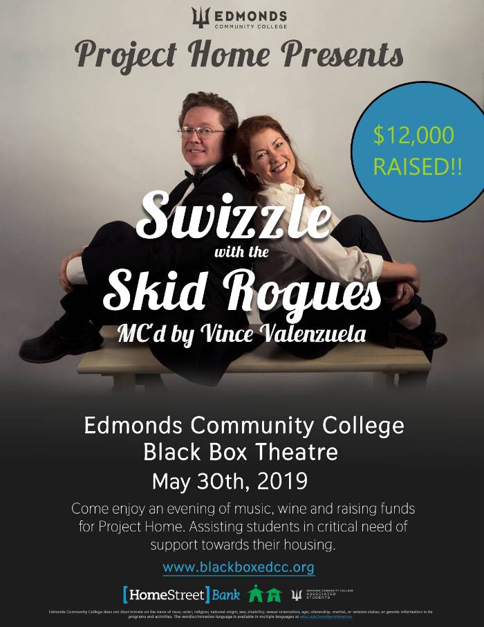 Project Home Presents Swizzle with the Skid Rogues. fundraiser held May 30th, 2019