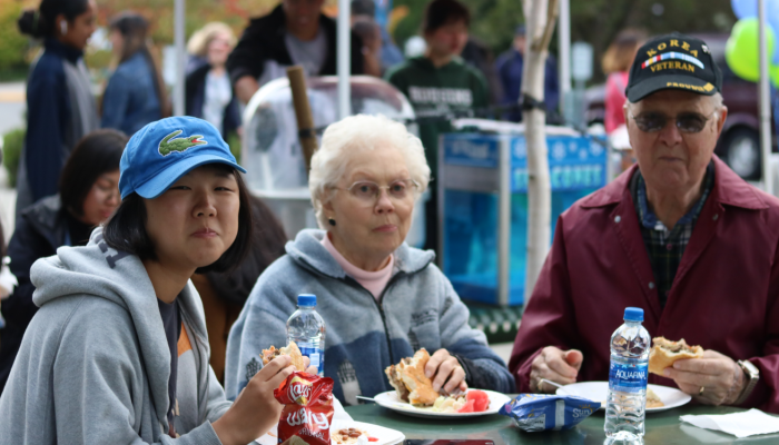 Homestay Family at Fall BBQ