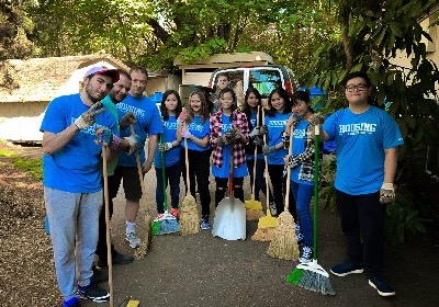 Housing Ambassadors and volunteers at PAWS the local Animal Shelter