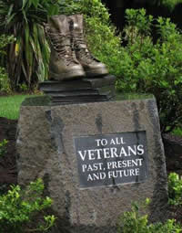 Boots to Books Monument